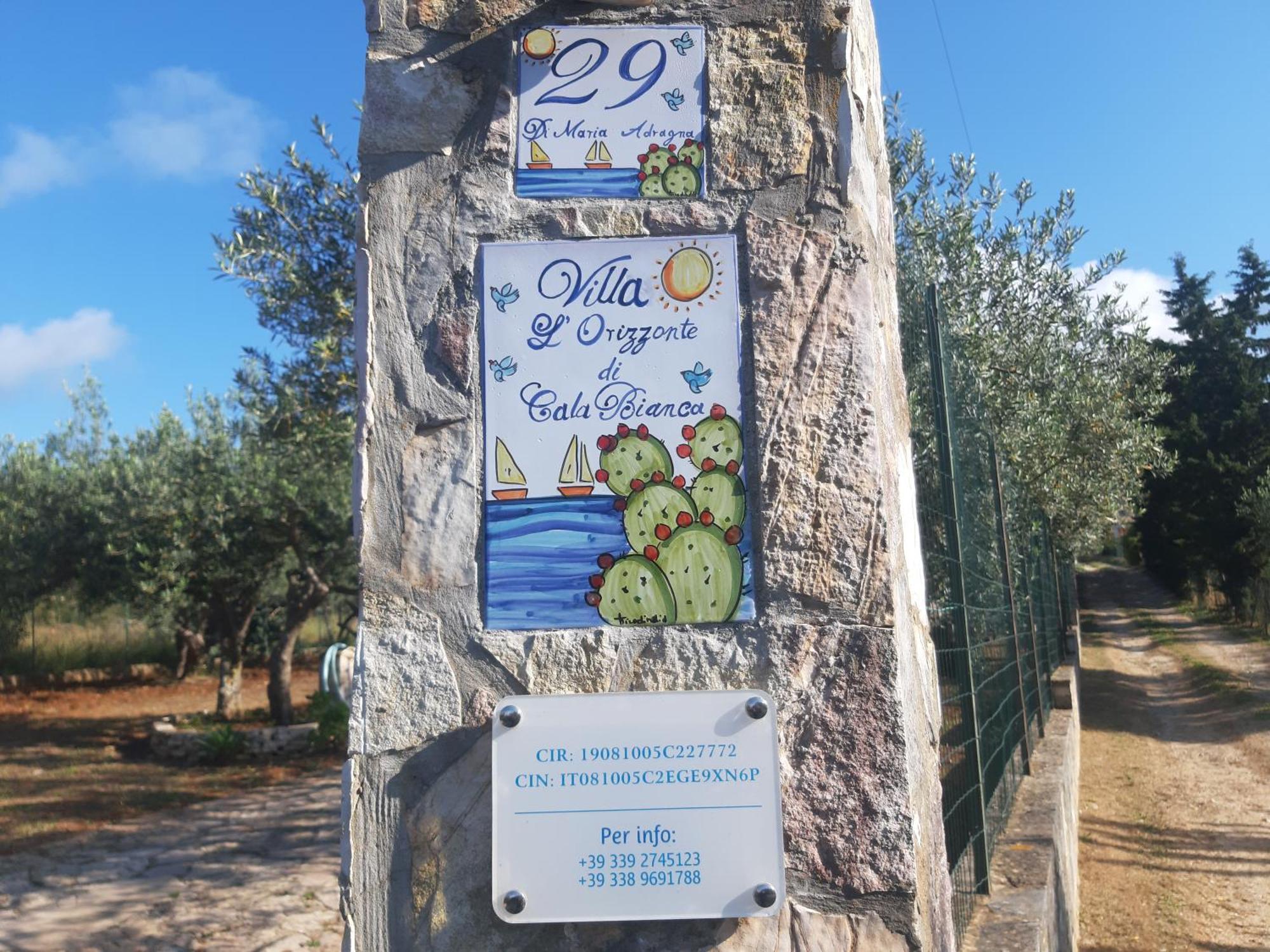 Villa L'Orizzonte Di Calabianca Castellammare del Golfo Ngoại thất bức ảnh